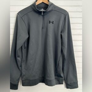 UNDER ARMOUR YXL boys grey 1/4 zip sweatshirt